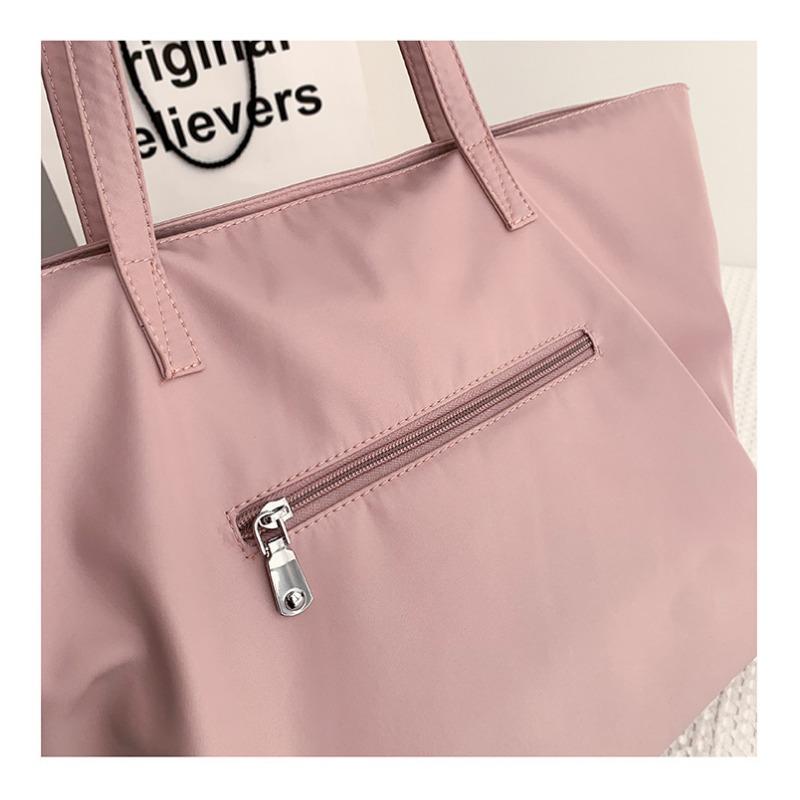 Pendlertasche fürs Klassenzimmer, Canvas-Tasche, wasserdicht, Nylontasche, große Tasche, lässig, Damen, großes Fassungsvermögen, Umhängetasche