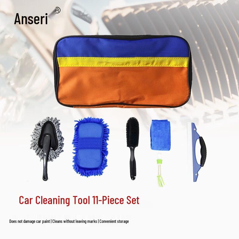 Ansairui 11-Piece Car Cleaning Tool Kit