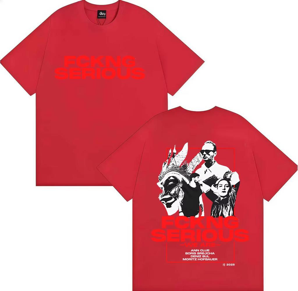 Streetwear Boris Brejchas Ernstes Harajuku T-Shirt für Männer und Frauen Sommer 2026 Reines Baumwoll T-Shirt mit Aufdruck Ins