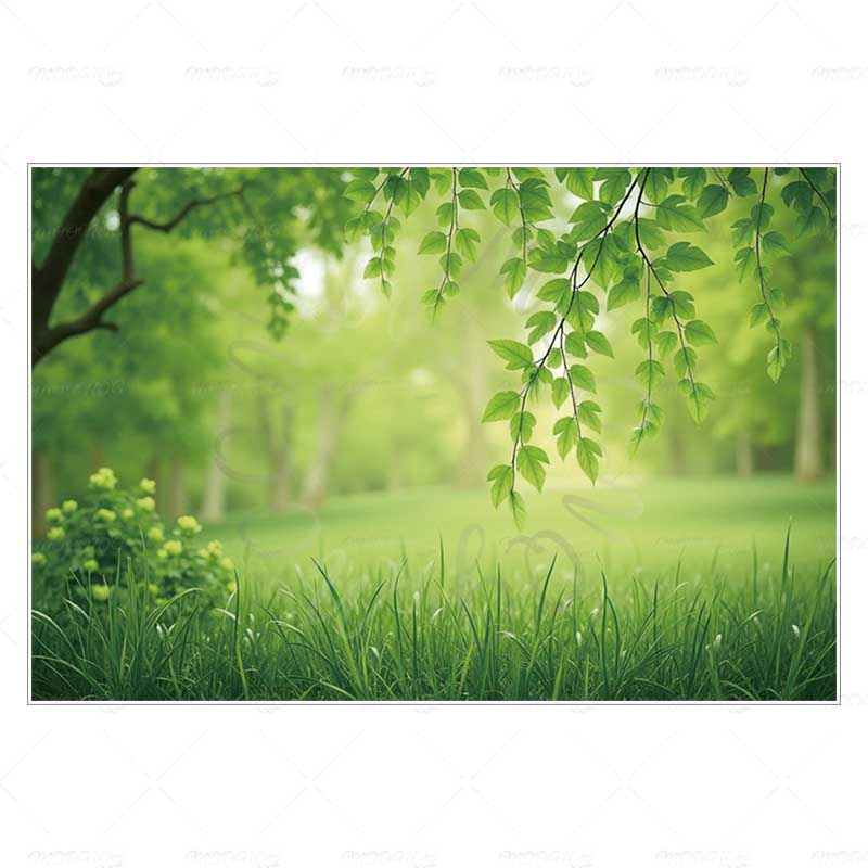 MOON.QG Spring Meadow Backgrounds Green Grass Bokeh Light Backdrop Kids Photography Accessories Shooting Props Photo Studio 60x40cm