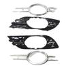 Car Front Fog Light Bumper Grill Trim Cover For Mercedes-Benz E-CLASS W211 2007-2009