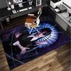 Wednes-day Gothic Family Reunion Office Rug Chair Mat, Game Carpet, Suitable for Front Door, Bedroom, Living Room, Desk, Holiday Gift