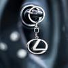 Metal Car Keychain Badge Key Chain Rings Car Accessories For Lexus IS300H NX300H CT200H IS250 IS200 RX400H RX450H IS 220D 250 UX