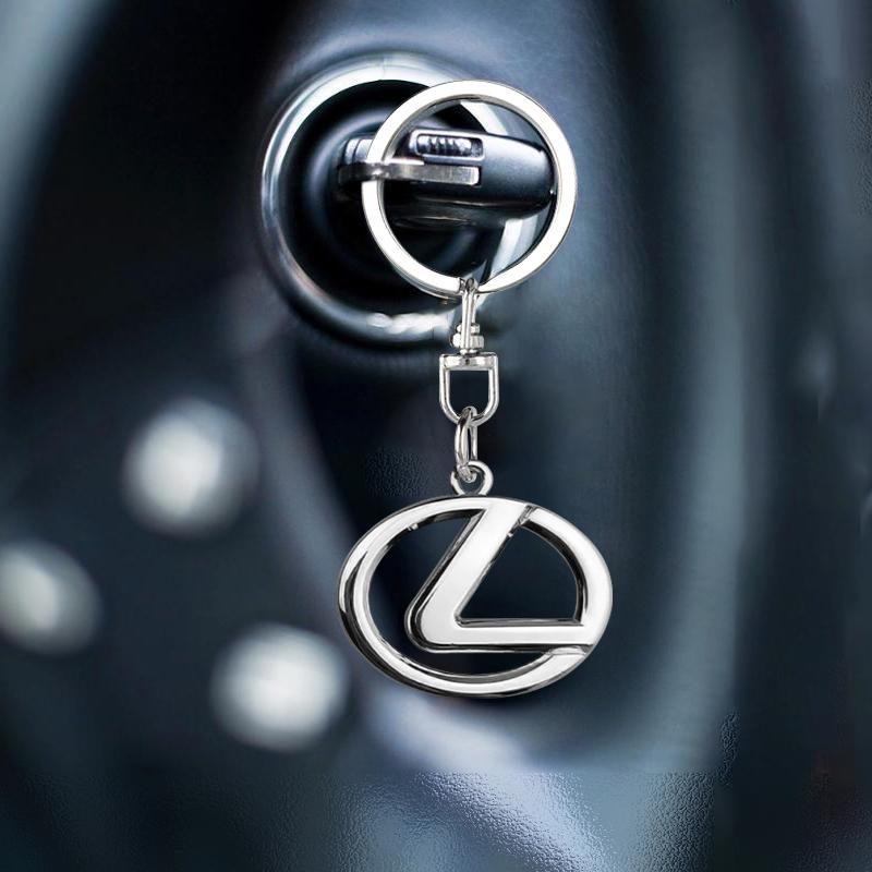 Metal Car Keychain Badge Key Chain Rings Car Accessories For Lexus IS300H NX300H CT200H IS250 IS200 RX400H RX450H IS 220D 250 UX