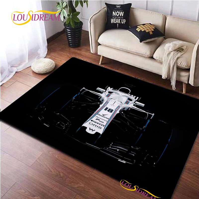 Racing Car Pattern Rug for Bedroom Living Room Carpet for Kitchen Floor Mats Home Decor Alfombra Kid Play Non-Slip Floor Pad Rug
