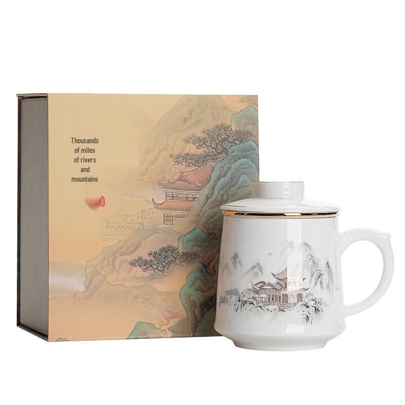 OLOEY National Style Emperor Ceramic Teacup Set