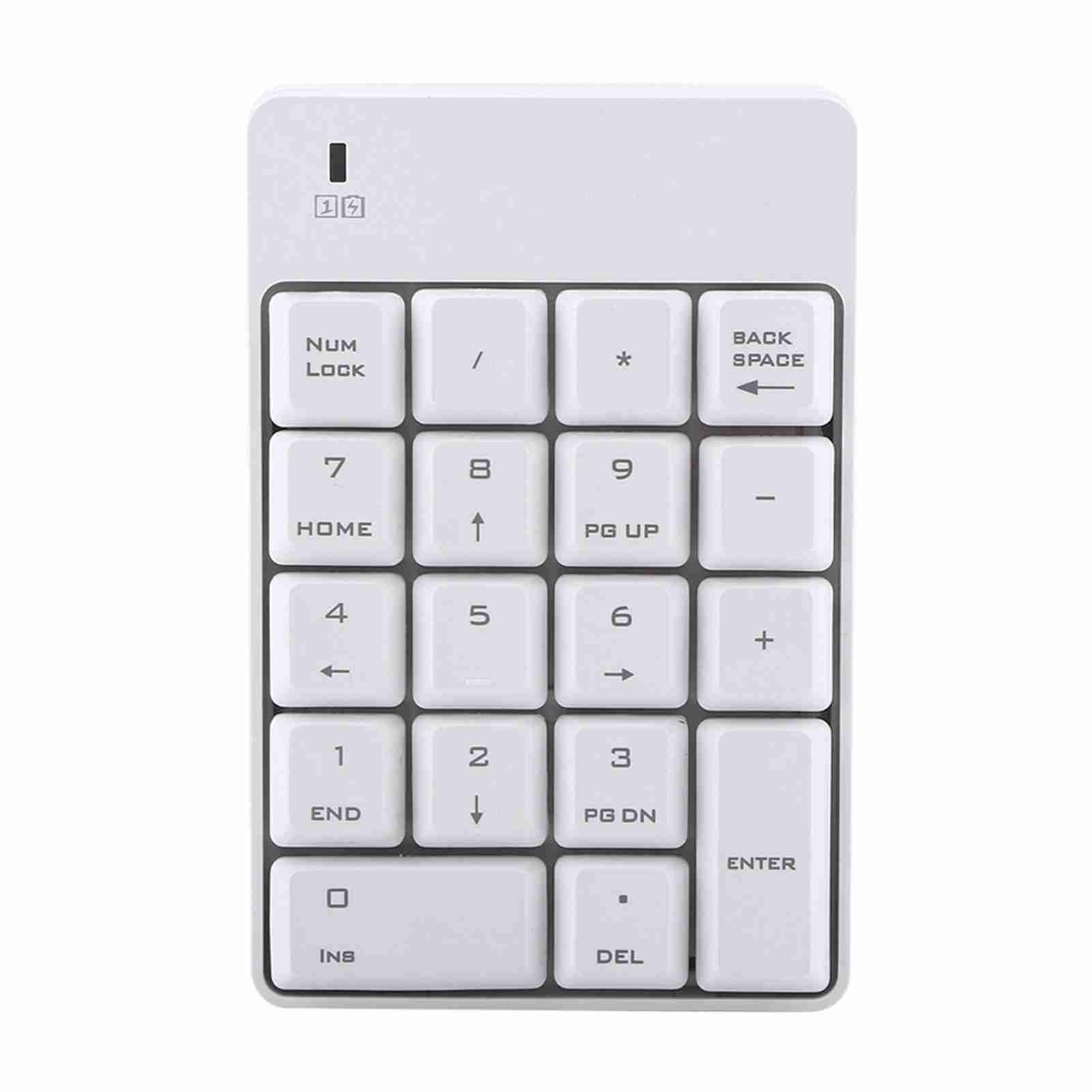 

2.4GHz Wireless USB Numeric Keypad Numpad Number 18 keys Laptop PC New White белый