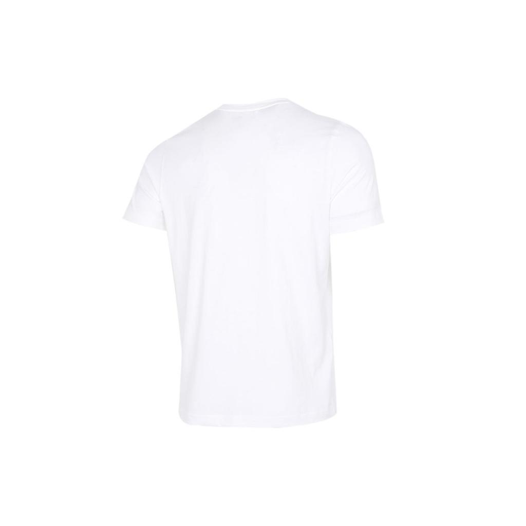 Puma Logo Print Training Sports Crew Neck T-Shirt Men Tops White 845577-52