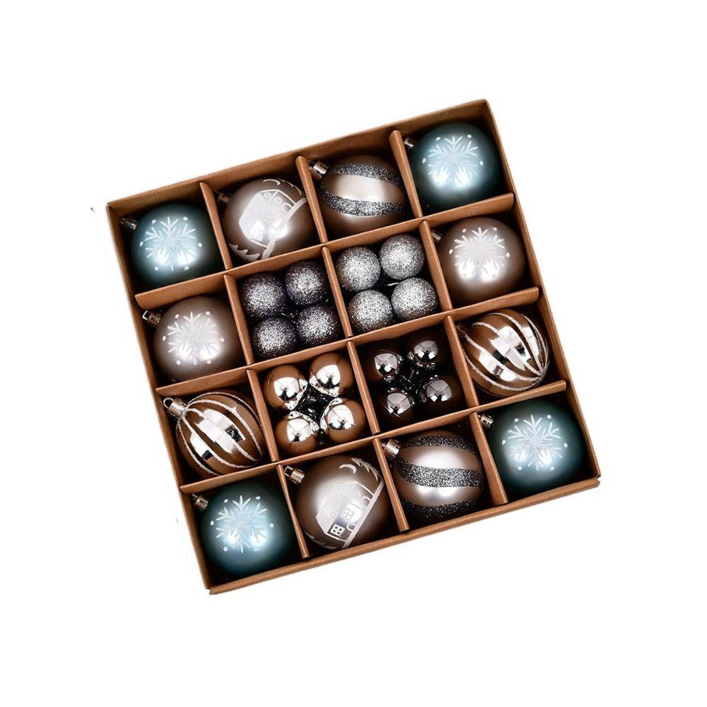 Kunststoffbemalte Kugel Weihnachtsbaumschmuck Bastelarbeiten Weihnachtsbaumschmuck Weihnachtsdekorationen zum Aufhängen