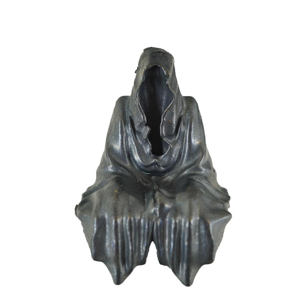 1Pc Black Copper Grim Reaper Statue Thrilling Black Robe Nightcrawler Figurine Ornaments Horror Ghost Sculpture Decorations