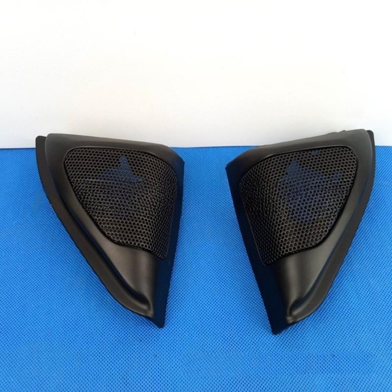 Car Stereo Triangle Speaker Enclosure Cover Panel Trim Frame Mount Suitable for Front Left And Right Door Tweeters 2pcs