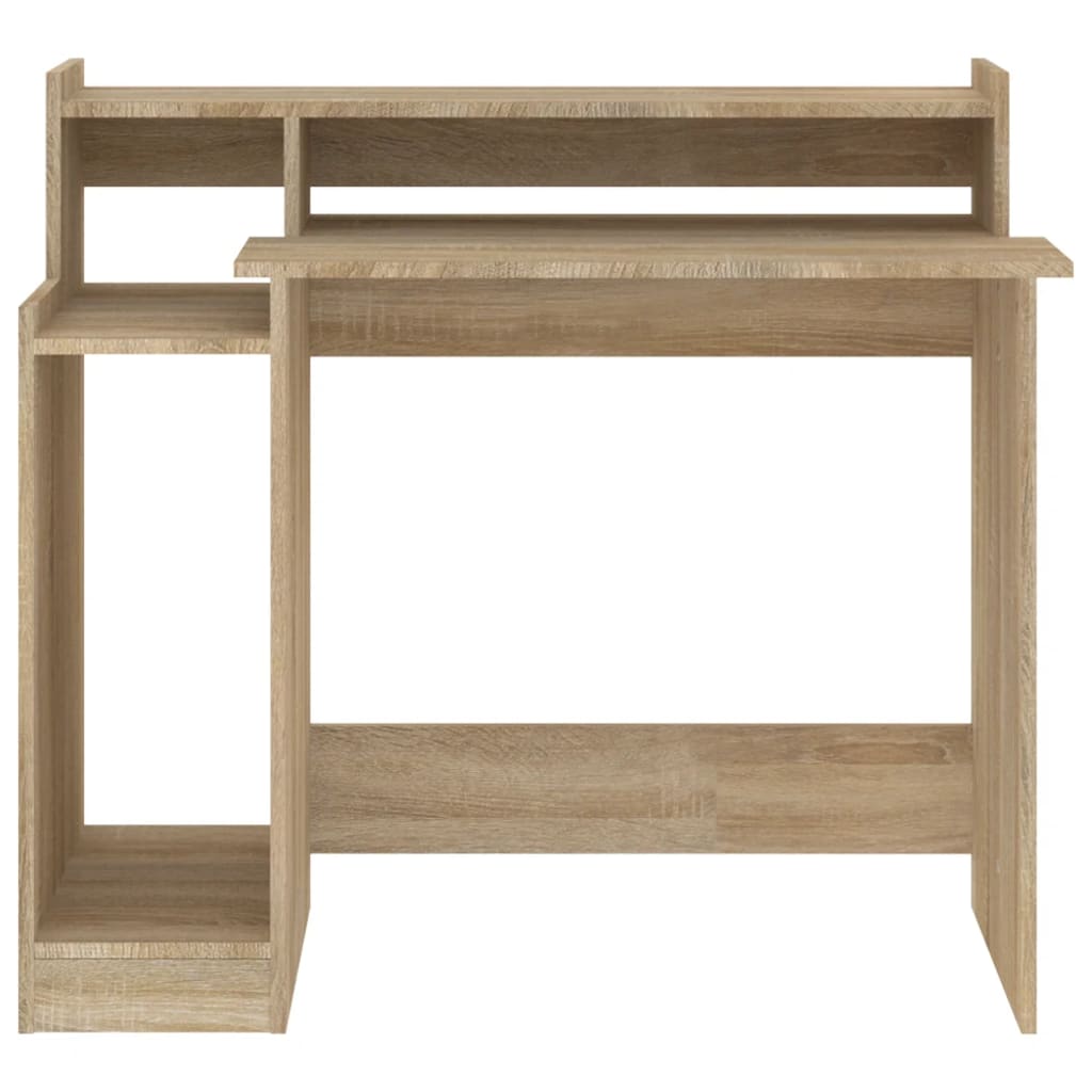 LED Desk in Sonoma Oak 97 x 45 x 90 cm Particleboard