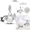 Charms Plata De Ley 925 copper Original Devil's Eye Perfume Bottle Bow Silicone Spacer Beads Women Bracelet DIY Zircon Pendants