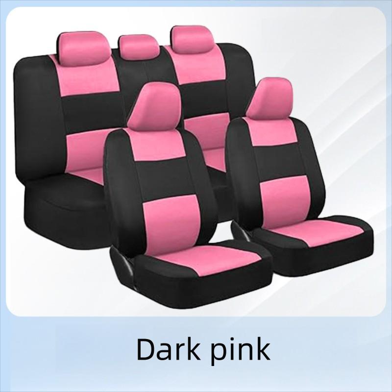 New 5Seats Full Set Car Seat Covers Auto Seat Decoration Rear Front Auto Seat Cover Car Cushion Protector Case Cover