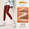 Women's Petite Plus Velvet Shark Leggings for Autumn/Winter - Thick, Tight, Cotton Yoga Pants