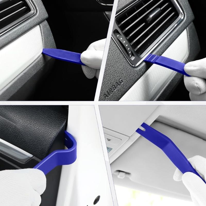 6pcs Automotive Interior Trim Removal Kit Featuring Not Marring Tip Universal for Dashboard Repair Sound System Fixes