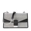 New diamond rhinestone pearl dinner bag niche messenger women's bag organ lock chain small square bag