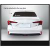 2Pcs Car Emblem Badge Windows Sticker Decal Auto Styling Accessories For Volkswagen VW ID3 Passat Arteon Jetta T-ROC Golf Amarok zd9