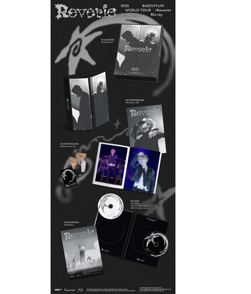 [PRE-ORDER] BAEKHYUN 2025 WORLD TOUR <Reverie> in SEOUL Blu-ray (2Discs)
