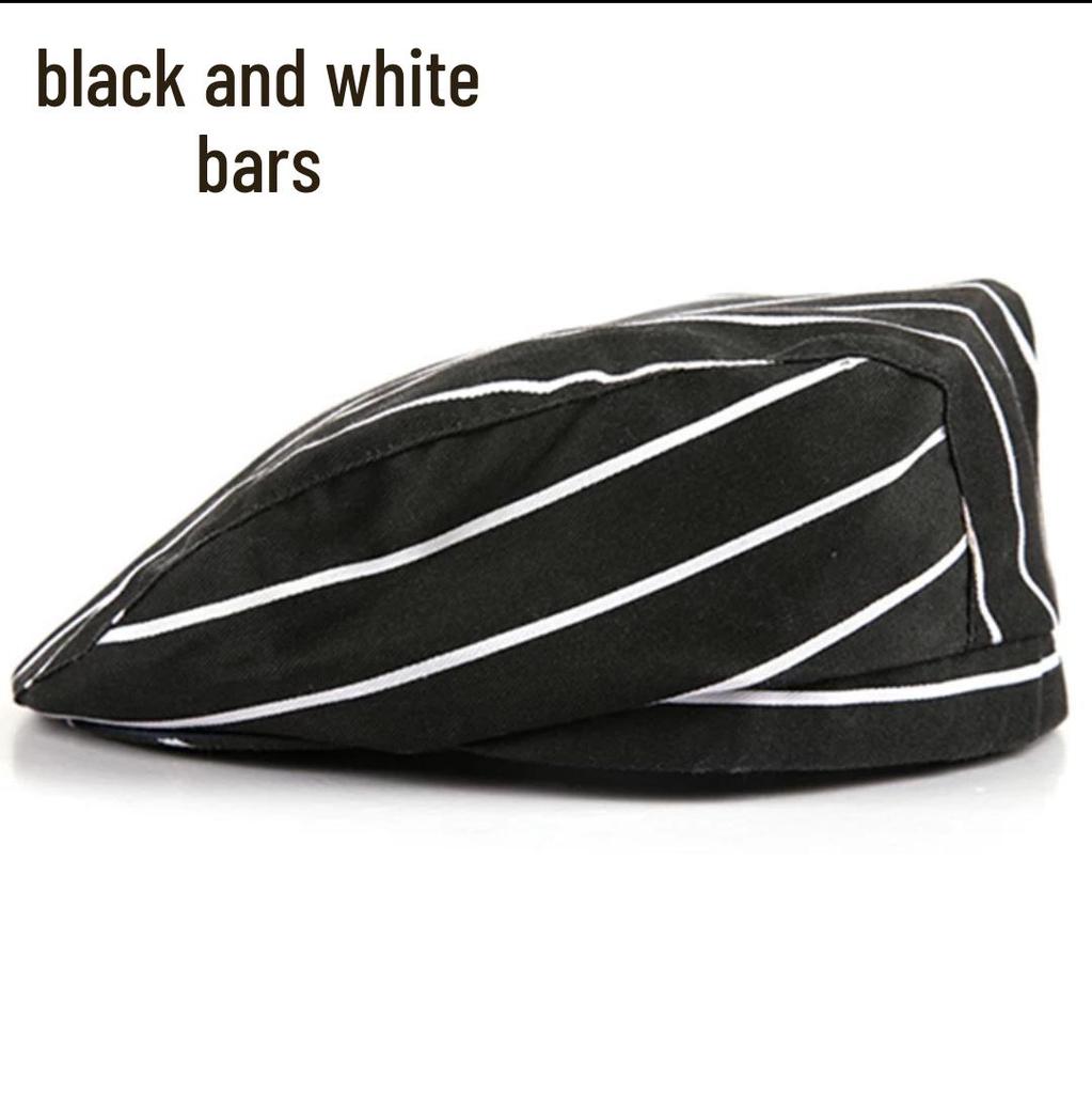 Dámská prodyšná kuchařská čepice s výšivkou loga pro kuchyni, catering a obchod s mléčným čajem