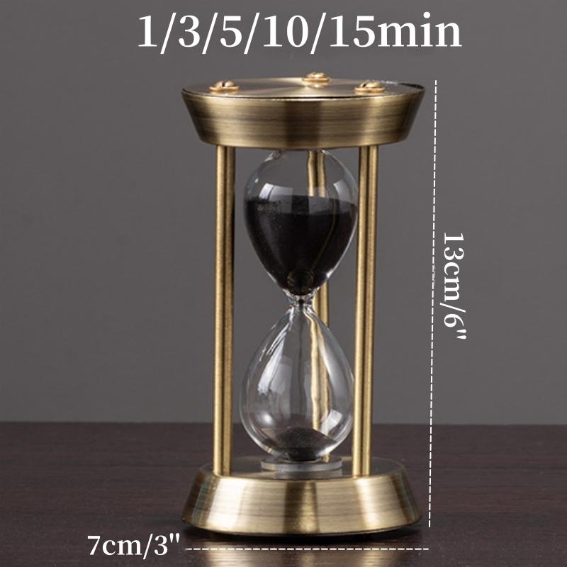 

Nordic Creative Metal Песочные часы 1/3/5/10/15 минут Таймер для дома Книжная полка ТВ Шкаф Украшения Гостиная Офис Ретро Декор Подарок 3min чёрный