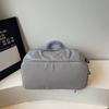 Nylon Duffel Bag for Women and Men Large Capacity Travel Gym Bag with Grid Pattern Design Hand Carry Shoulder Bag for Short Trip
