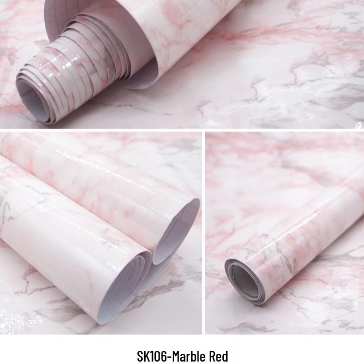 Wasserdichte PVC Marmor Küchenfolie - Ölfest Selbstklebende Schutzabdeckung für Fliesen, Kochfelder, Tische und Schränke