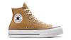 Schuhe Converse Braun Chuck Taylor All Star Plattform