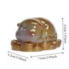 Handmade Colorable Tea Pet Figurines Desktops Animal Ornament  Can Raise Fortune