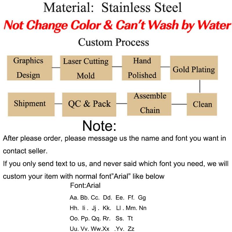 Uzone 25mm -100mm Brincos de argola com nome personalizado para mulheres Placa de identificação de aço inoxidável personalizada Brincos Moda Jóias Atacado