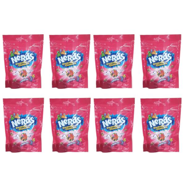 Nerds Gummy Clusters Rainbow 85g x 8