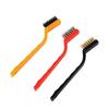 Japanese Stove Cleaning Brush Set: 3-Piece Steel Wire Brushes for Rust Removal and Polishing