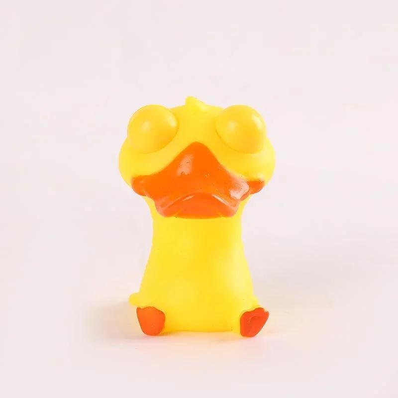PVC Cartoon Animal Little Pig Yellow Duck Eyes Closed  Office Pressure Release Toy Squeeze Ball Living Room Decoration