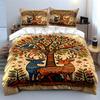 Colorful Tree and Deer. Bedding Sets Duvet Cover Sets Duvet Covers Pillowcases(1 * Duvet Cover 2 * Pillowcases Without Duvet Insert)