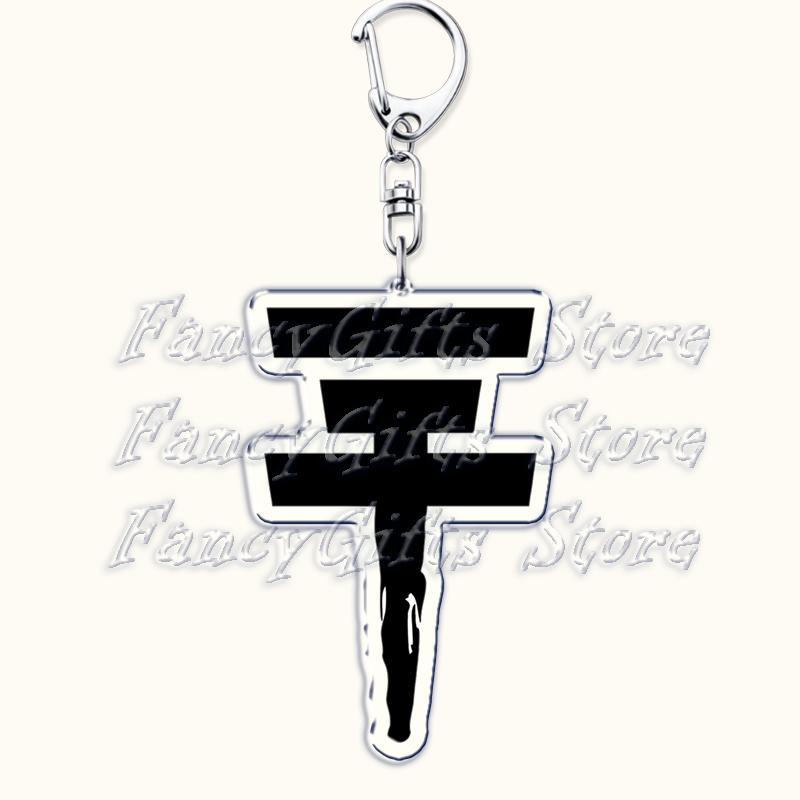 Tokio Hotel Band Chibis Sleutelhangers voor Accessoires Tas Ik Hou Van Bill Tom Kaulitz Georg Listing Sleutelhangers Sieraden Vrienden Fans Cadeaus black