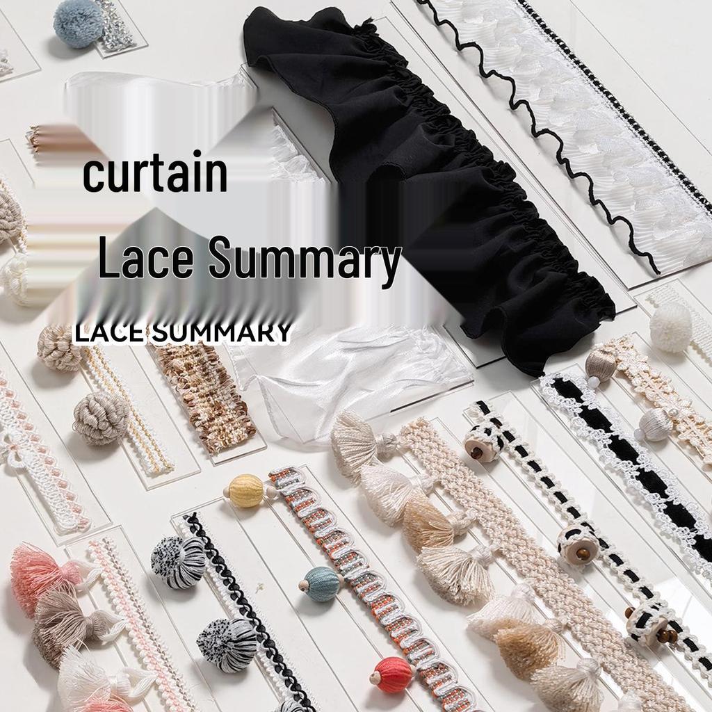Chuyang Vintage French Romantic Cream Sheer Lace Curtain