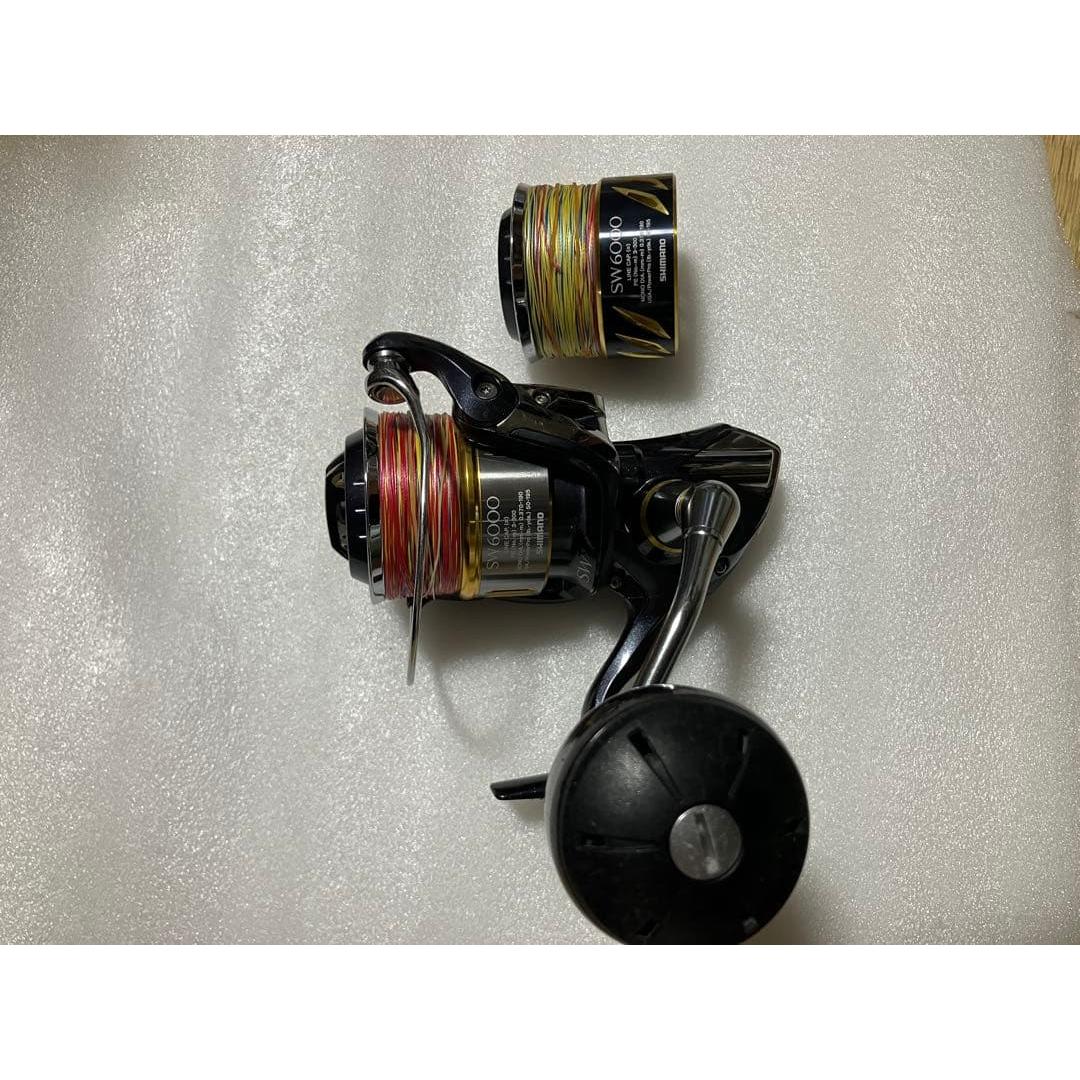 Used SHIMANO 15TWIN POWER SW 6000HG-B main body