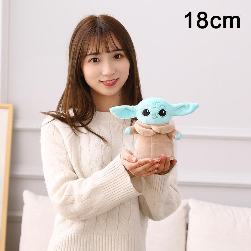 Star Wars Yoda Baby Plush Toy Mandalorian Character Doll Stuffed Animal Cartoon Model Gift For Kids