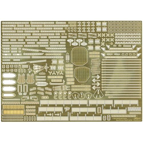 Fujimi Model 1/700 Grade Up Parts Series No. 136 Ship NEXT Japanese Navy Aircraft Carrier Shinano Genuine Etched Parts Gup-136