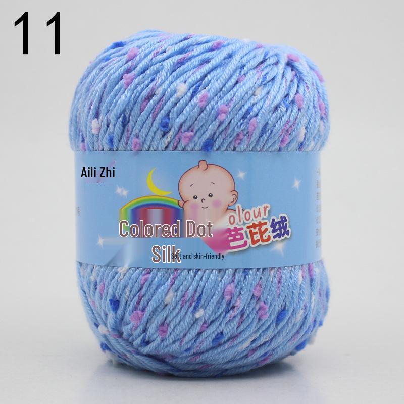 Velvet Milk Cotton Yarn Ball for Infant Sweaters & Crochet Shoes DIY Kit