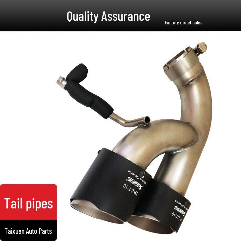 Carbon Fiber Quad Exhaust Tailpipe for Jaguar X-F Modification