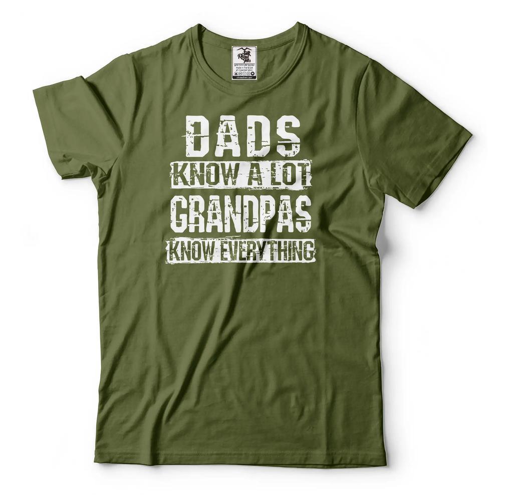 Lustiges Opa-T-Shirt für Männer Väter wissen viel Großväter wissen alles T-Shirt