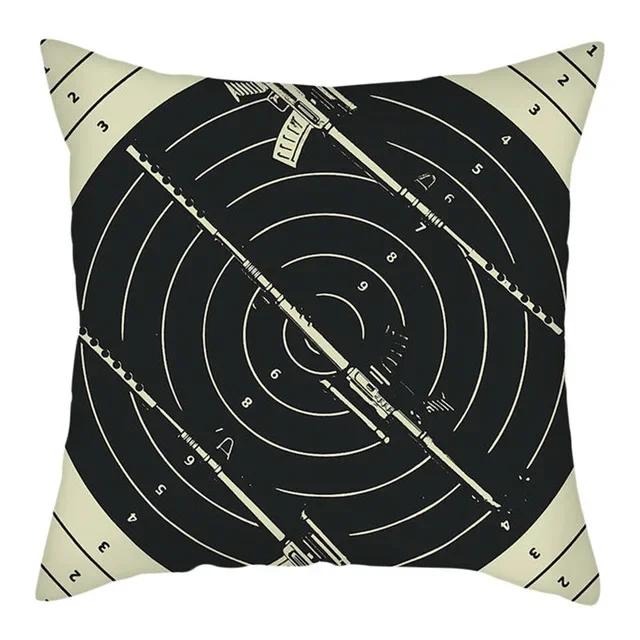 Dart Design Cushion Cover Realistic Printing Pillowcase Home Bedroom Hotel Car   Wedding Gift