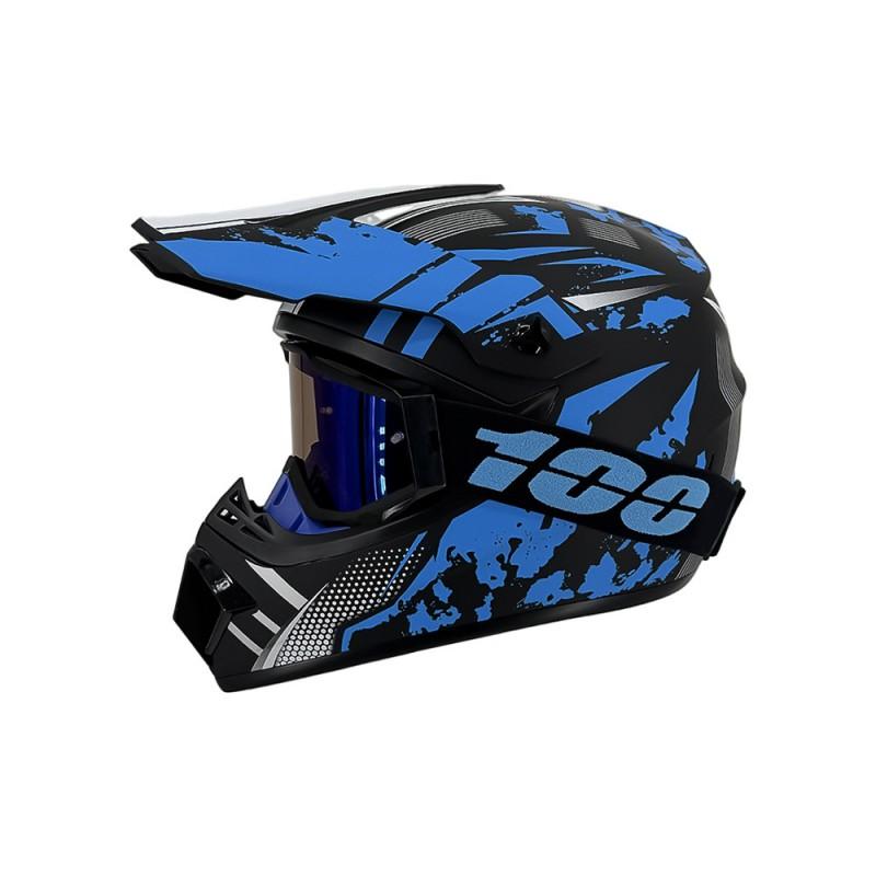 Full Face Motorcycle Helmet Off-Road ATV Mountain Bike Downhill Kart Adult Use ABS Material