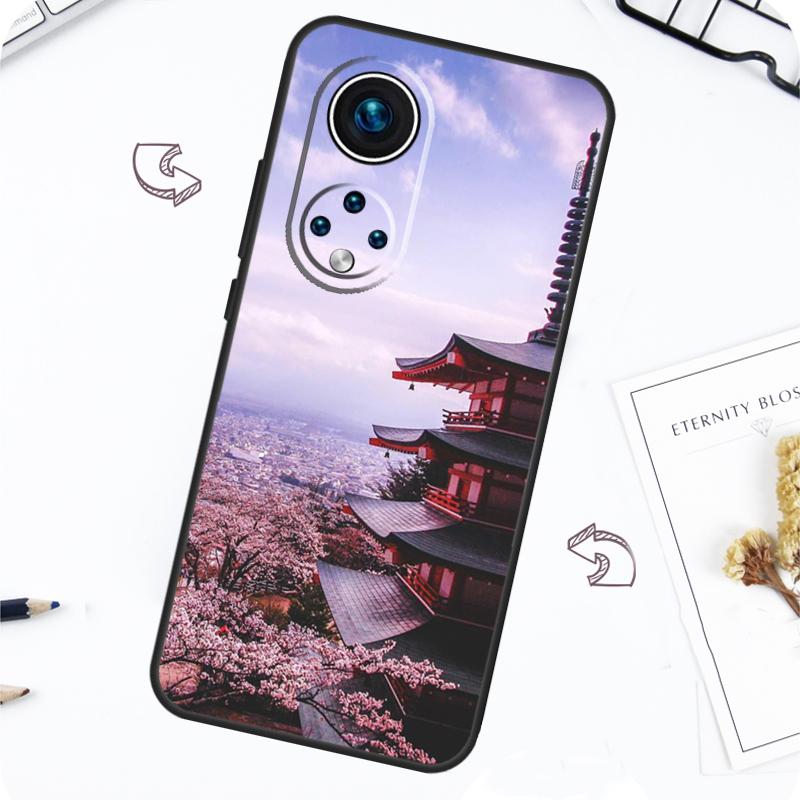 Japanese Temple Kyoto Case For Honor Magic 7 Pro 5 6 Lite Honor 200 Pro 50 70 90 X8b X9a X8a X8 X9 X9c X9b Cover