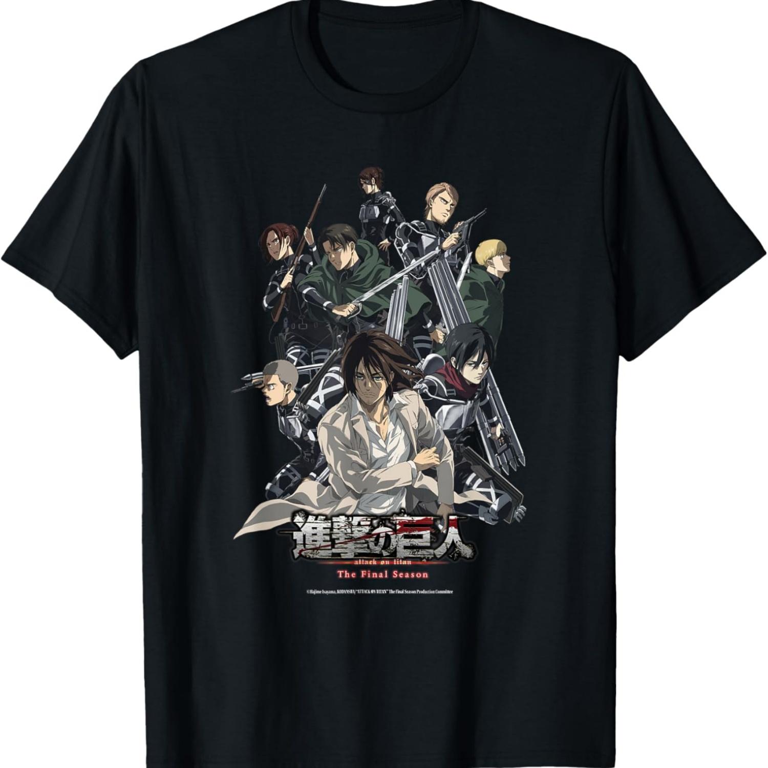 

Attack on Titan Final Season - The Factions T-Shirt XXXXXL чорний