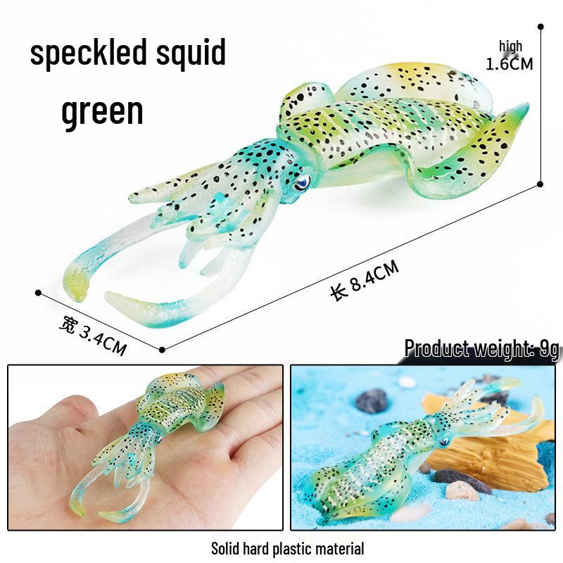 Children's Cognitive Marine Animal Model: Red Seabream & Garfish Toy Ornament