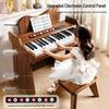 Children's Wooden Toy Piano: Beginner Electronic Keyboard for Boys & Girls, Infants, Toddlers - Ideal Birthday Gift.