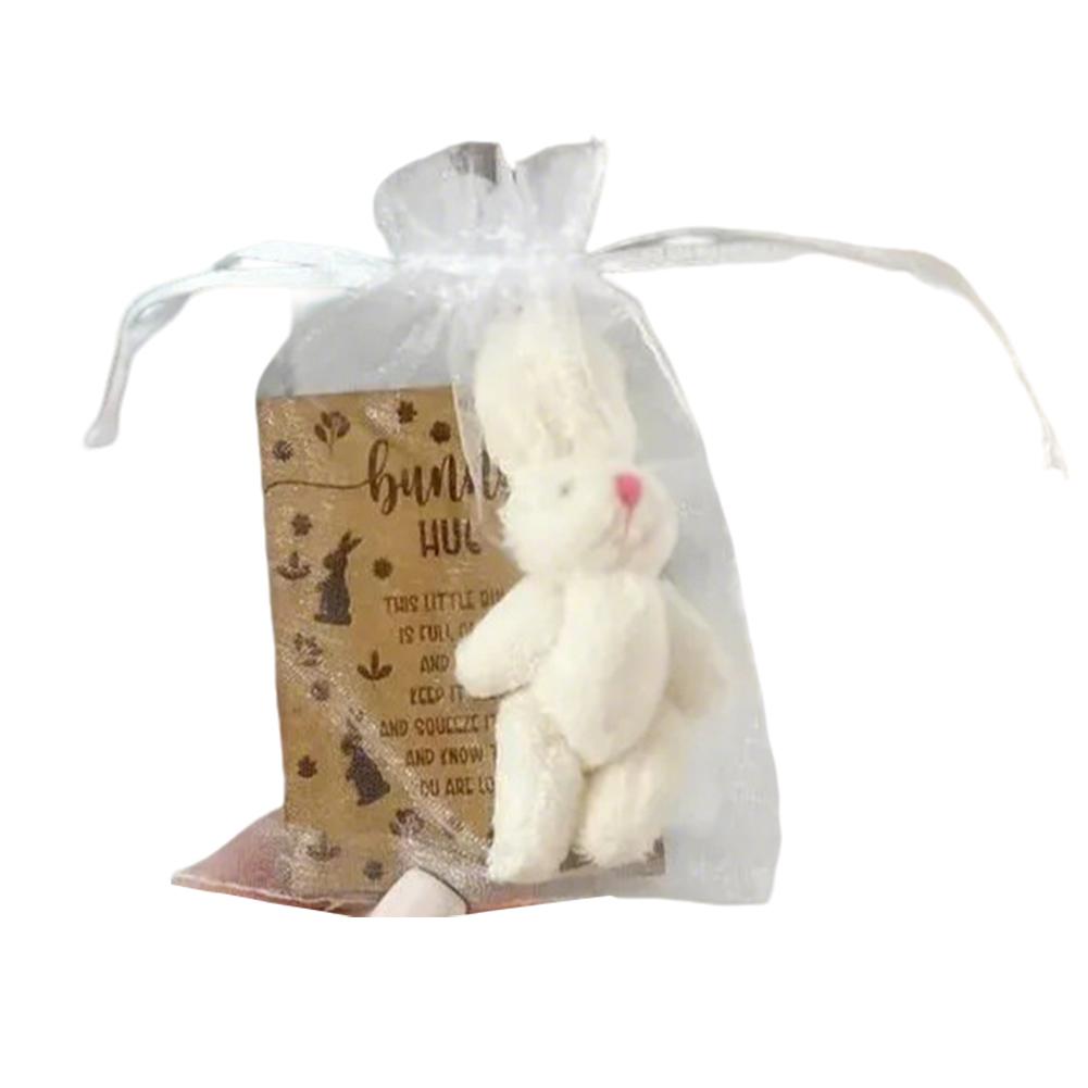 

Easter Mini Bunnies Mini Rabbit Figurines Motivational Bunny Card Gift Bags for Easter Spring Party Favors Birthday Supplies