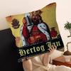 H-Hertog Jan Pillow Gift Home Office Decoration Bedroom Sofa Car Cushion Cover Case 45X45